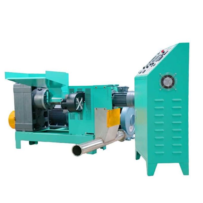 Granulador de plástico de baja temperatura Granulación de película de plástico de reciclaje 11KW pe,po,pvc,eva,ps 1