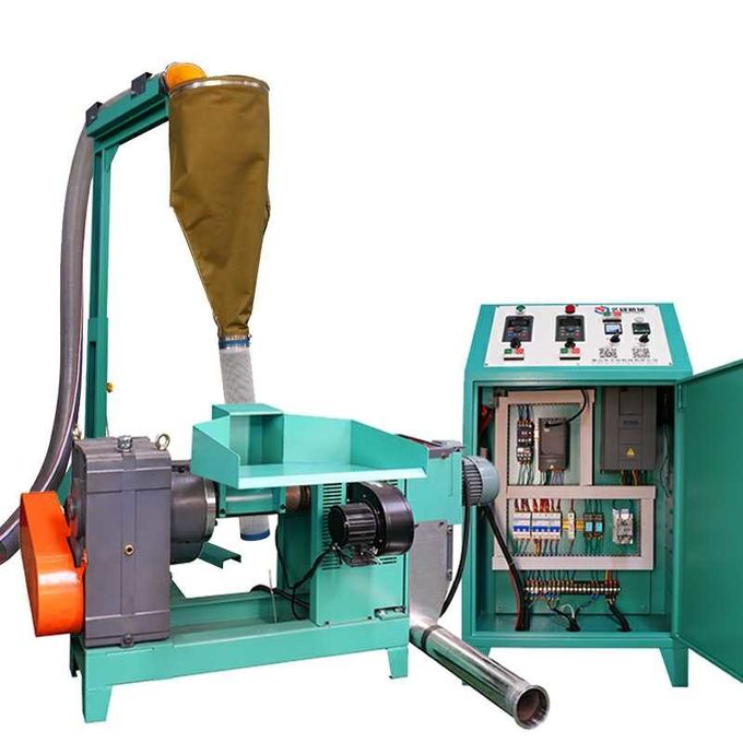 Máquina de granulación de plástico para materiales a granel en pequeña escala trituradora de plástico 19KW 1